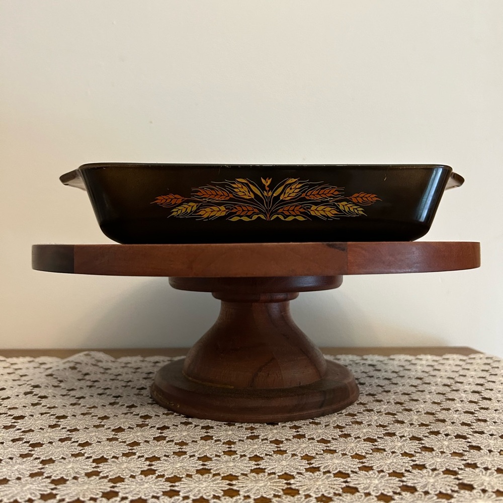 Vintage Anchor Hocking Fire King Amber Wheat Teflon coated loaf pan - Picture 2 of 4